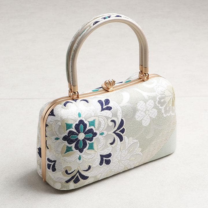 【新品】草履バッグセット　厚底草履　小花模様　23.5cm　03085