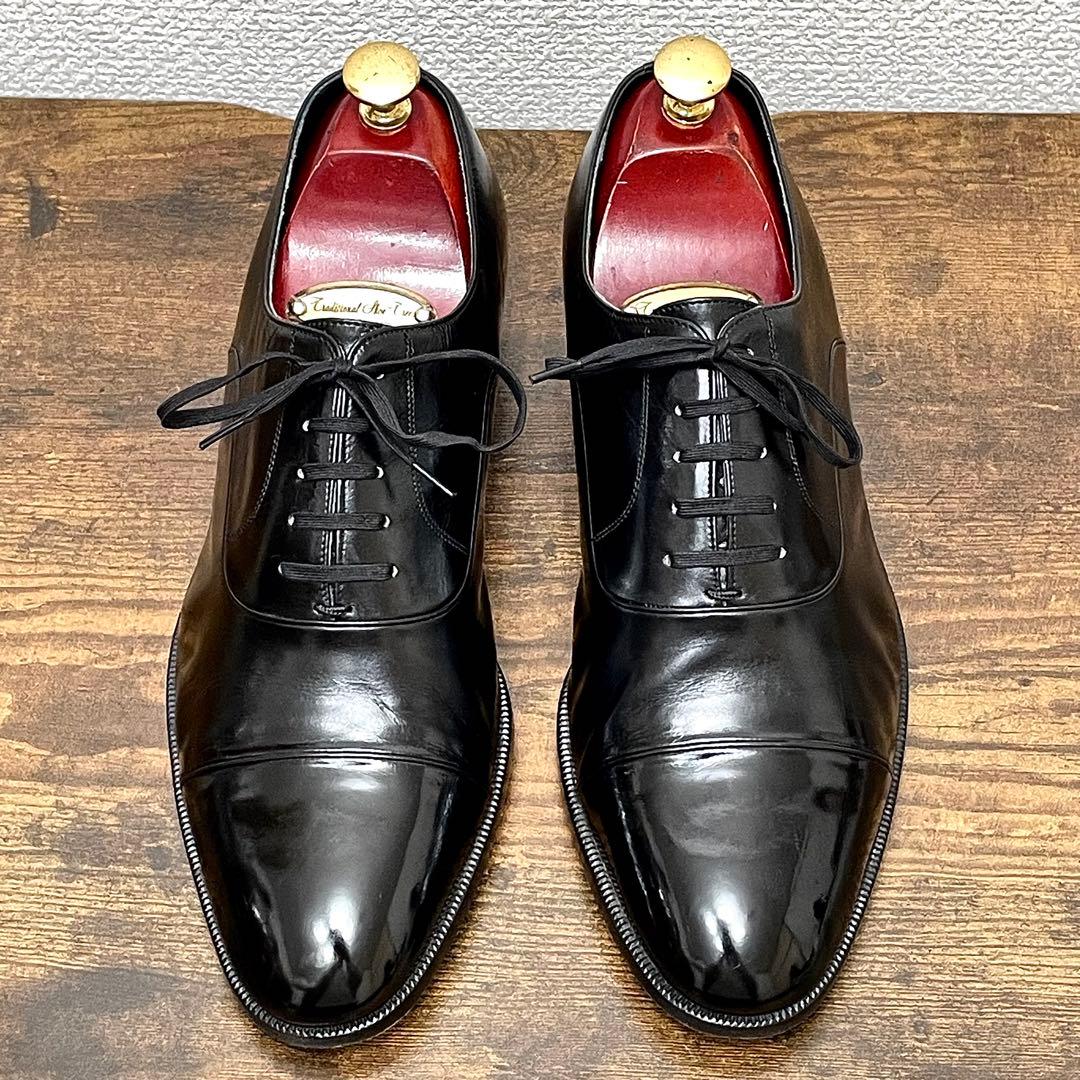 良品✨️【Marelli】マレリー ストレートチップ ブラック 25.5EE 革靴