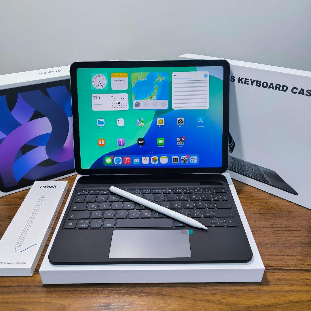 iPad Air 第5世代 M1チップ 64GB Keyboard タッチペン - メルカリ