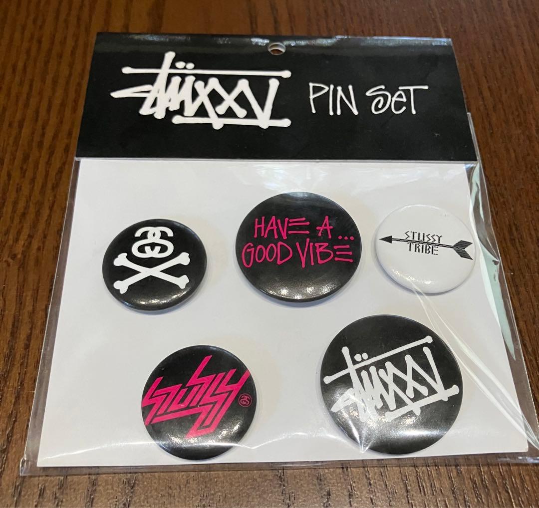 最終価格 stussy 缶バッジ セット 新品 未開封 - メルカリ