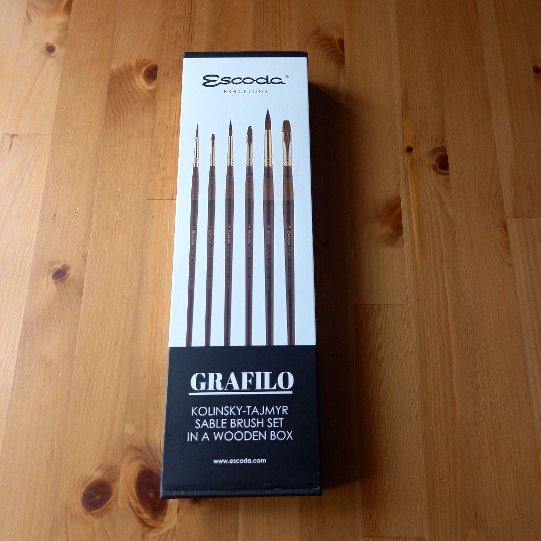 Escoda エスコダ コリンスキー タイミーセーブル 油彩筆セット