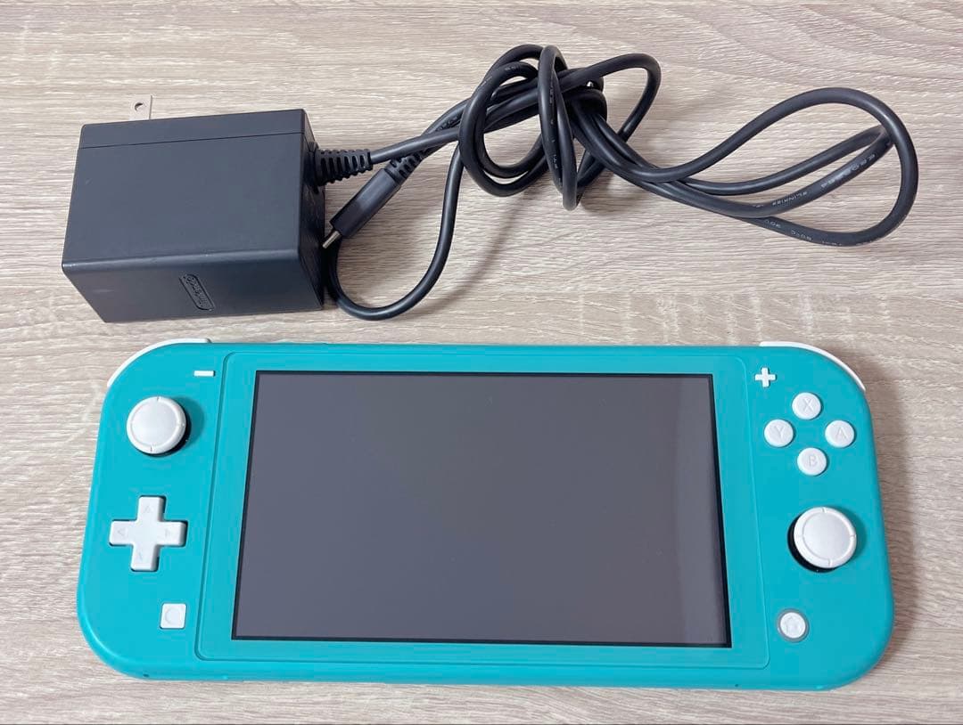 Nintendo Switch Lite ターコイズ 本体＋充電器 Nintendo Switch Lite ターコイズ 本体 充電器付き 箱付き