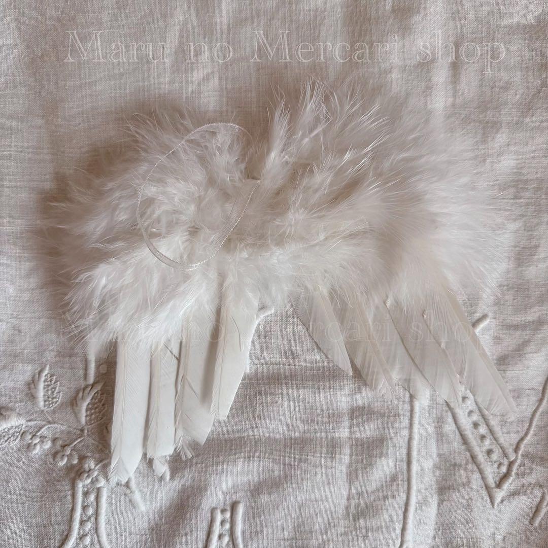 フランスアンティーク ドール用 コルセット 羽 トゥシューズ レース