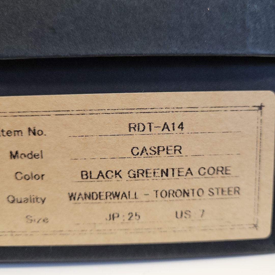 US 7【新品・未使用】CASPER Black -Greentea Core
