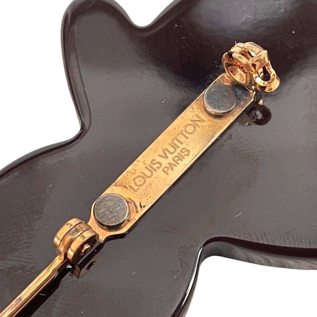 《超美品》ルイヴィトン モノグラム ブロッシュ ヌヌールス テディ ベア 茶系