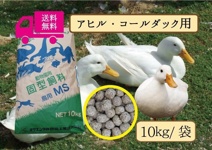 ★送料無料【アヒル・コールダック用飼料・ペレット】10kg 大袋 送料無料 【アヒル・コールダック用飼料・ペレット】4kg オリエンタル