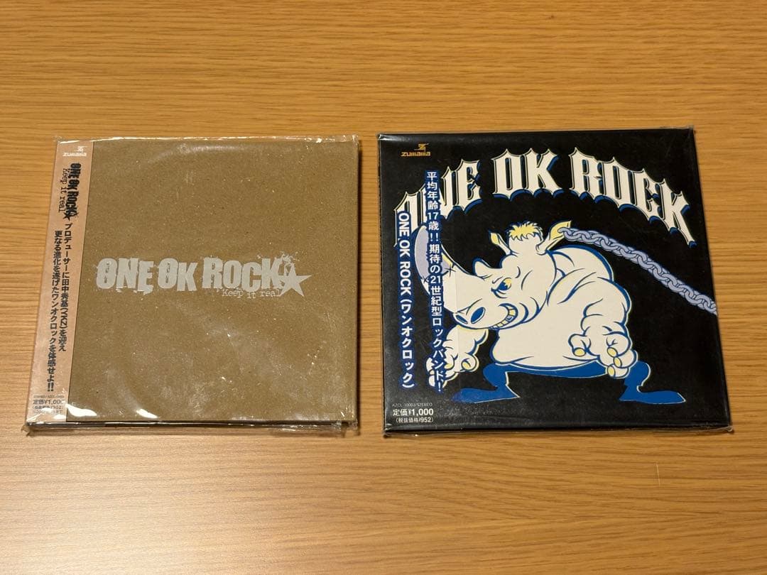 ONE OK ROCK keep it real 2枚セット　ワンオク one ok rock インディーズ シングル 2nd アルバム keep it real