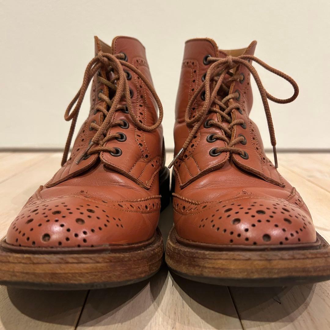 トリッカーズ 2508モールトンカントリーブーツUK8.5 旧タグ90年代 - 靴安い