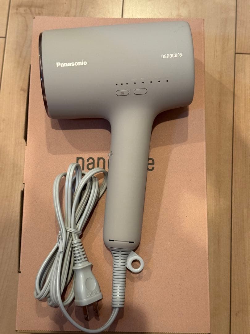 ほぼ新品】Panasonic ヘアドライヤー ナノケア EH-NA0K-P - メルカリ
