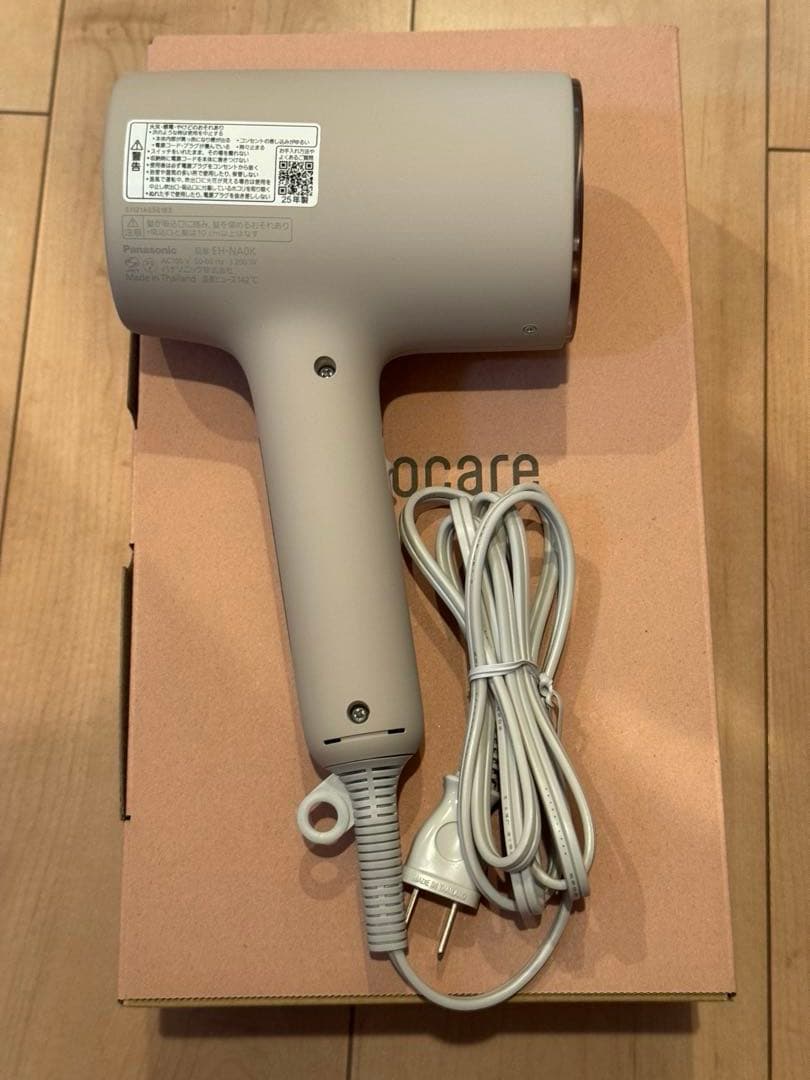 ほぼ新品】Panasonic ヘアドライヤー ナノケア EH-NA0K-P - メルカリ