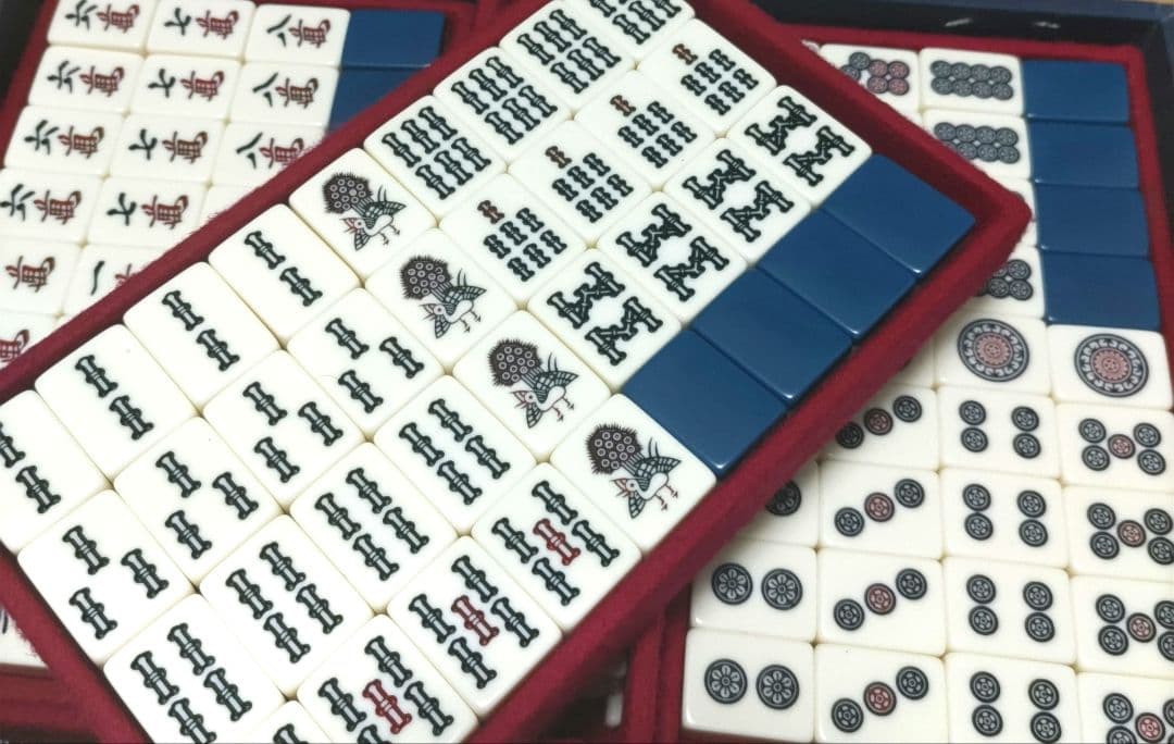 ☆極上・青背☆ ミズノ 丸一 麻雀牌（MVC印） - メルカリ