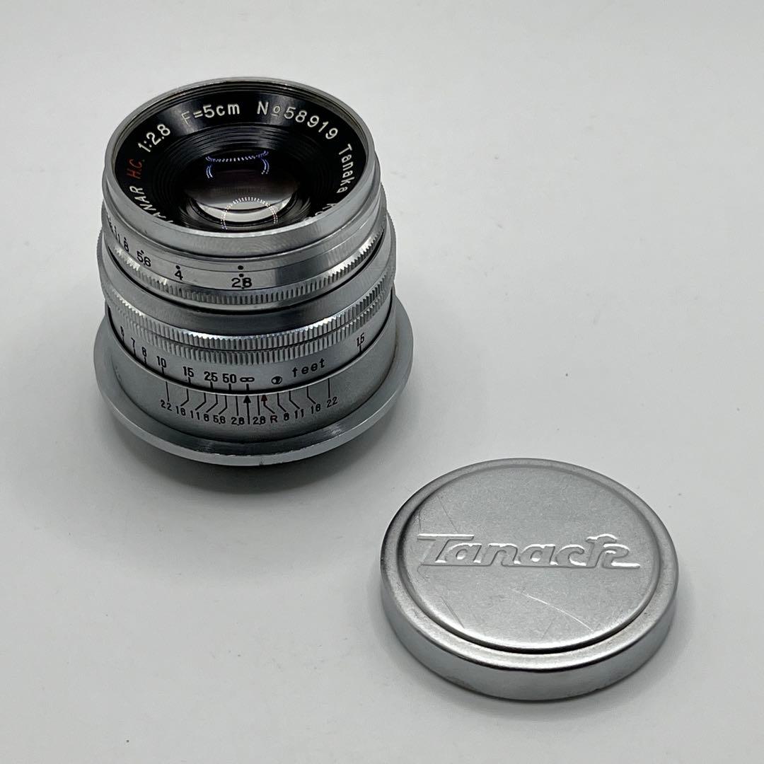 TANAR H.C. 5cm F2.8 タナー 50mm ライカ Lマウント Tanaka kogaku Japan Tanar H.C. 5cm F2 Lマウント 田中光学 タナー