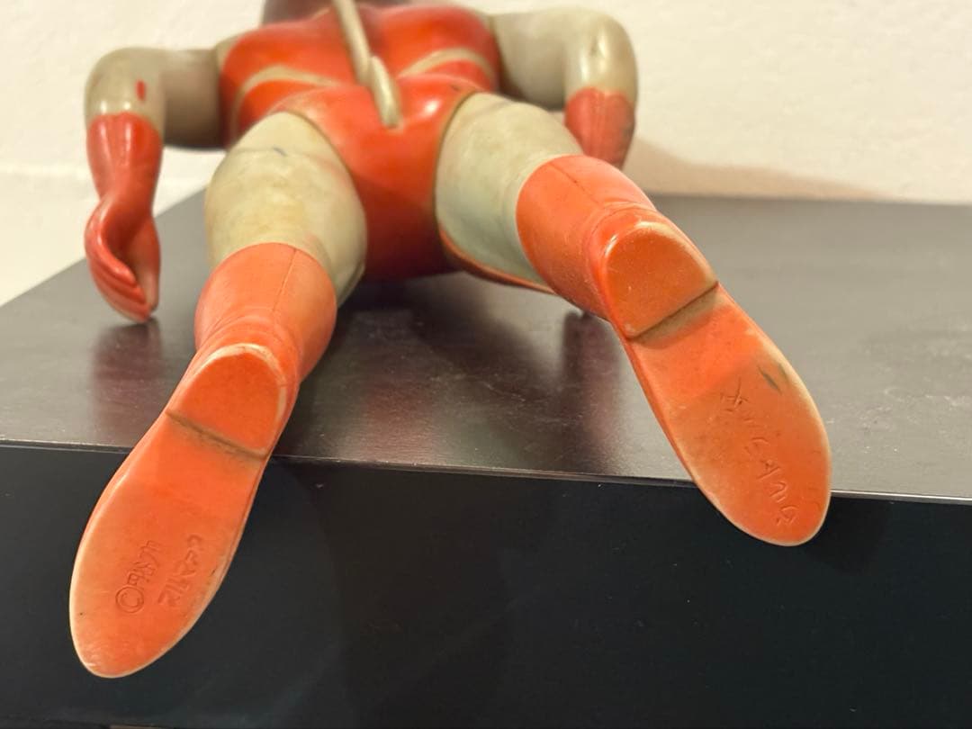 当時物 ブルマァク ウルトラの父 マルサン ヴィンテージ 面取れソフビ