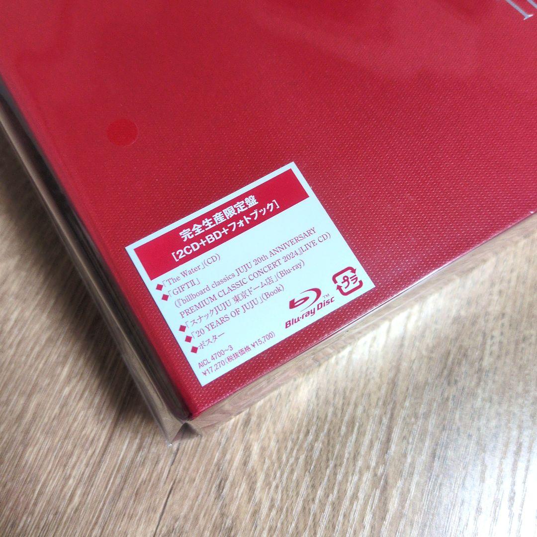 JUJU「The Water」〈完全生産限定盤（2CD+BD+ブックレット）〉