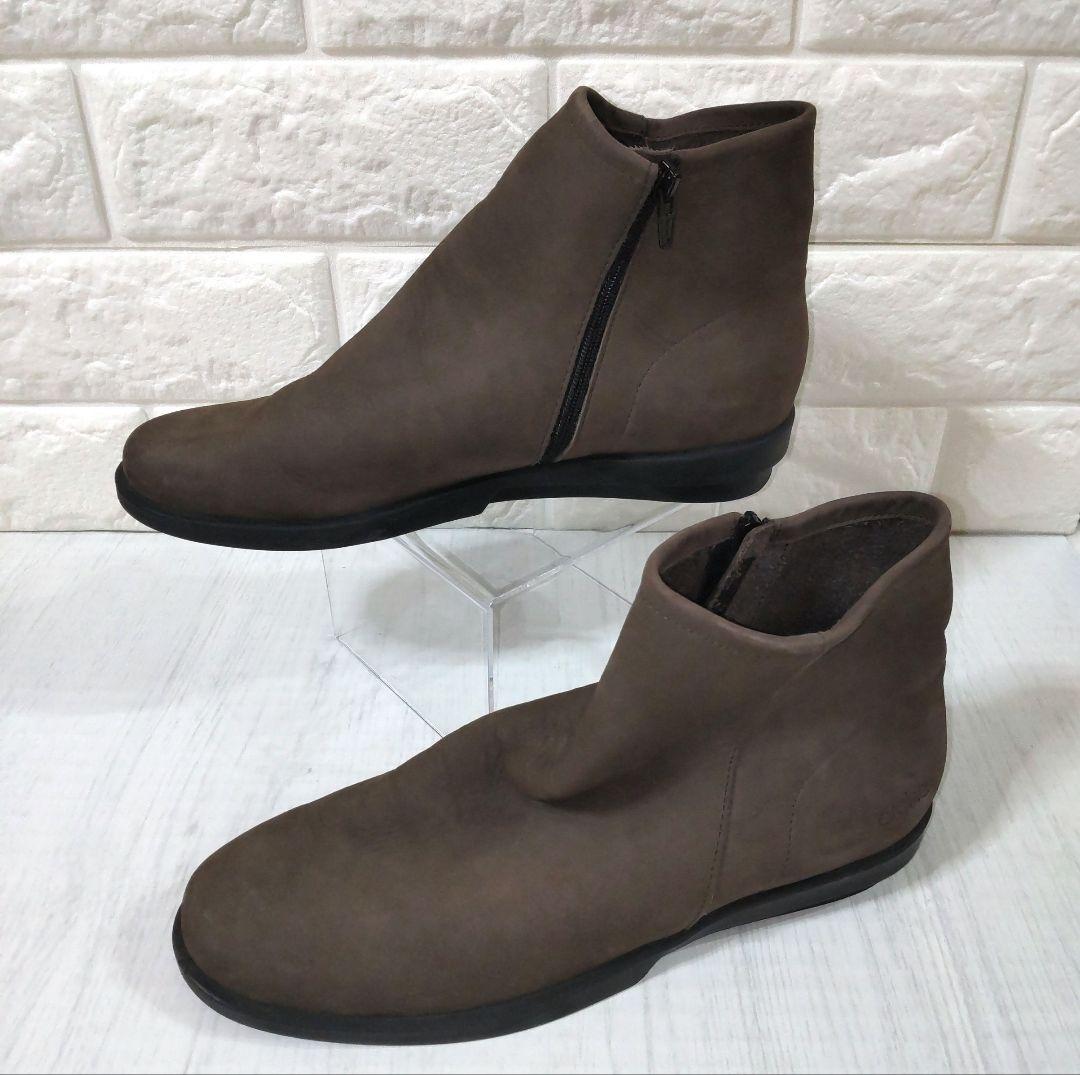 美品✨定番✨アルシュ arche/DENIKI/本革/ショートブーツ