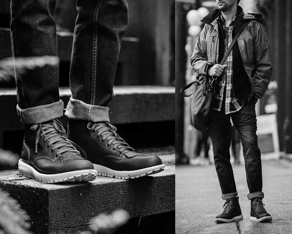 新品 ダナー ロガー 917 ゴアテックス レザー ブーツ 黒 27.0cm ①