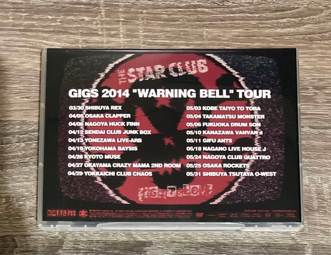 限定生産‼︎】THE STAR CLUB DVD ✴︎WARNING BELL✴︎ - メルカリ