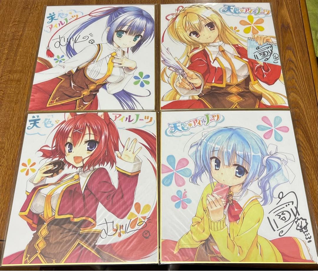 ゆずソフト 色紙 まとめ セット フィギュア - メルカリ