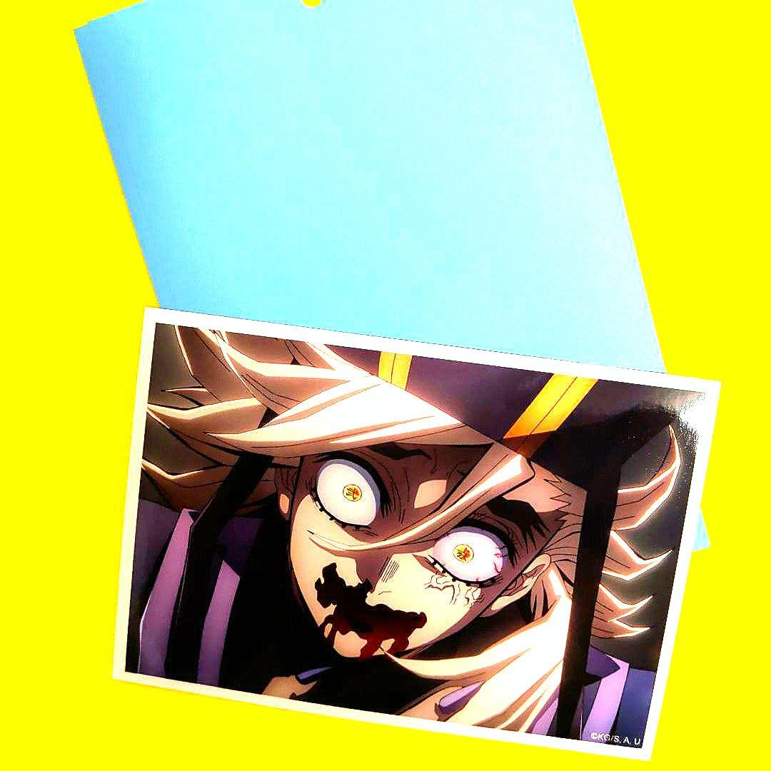 鬼滅の刃 無限城編 場面写ブロマイド くじ その弐 童磨 ブロマイド