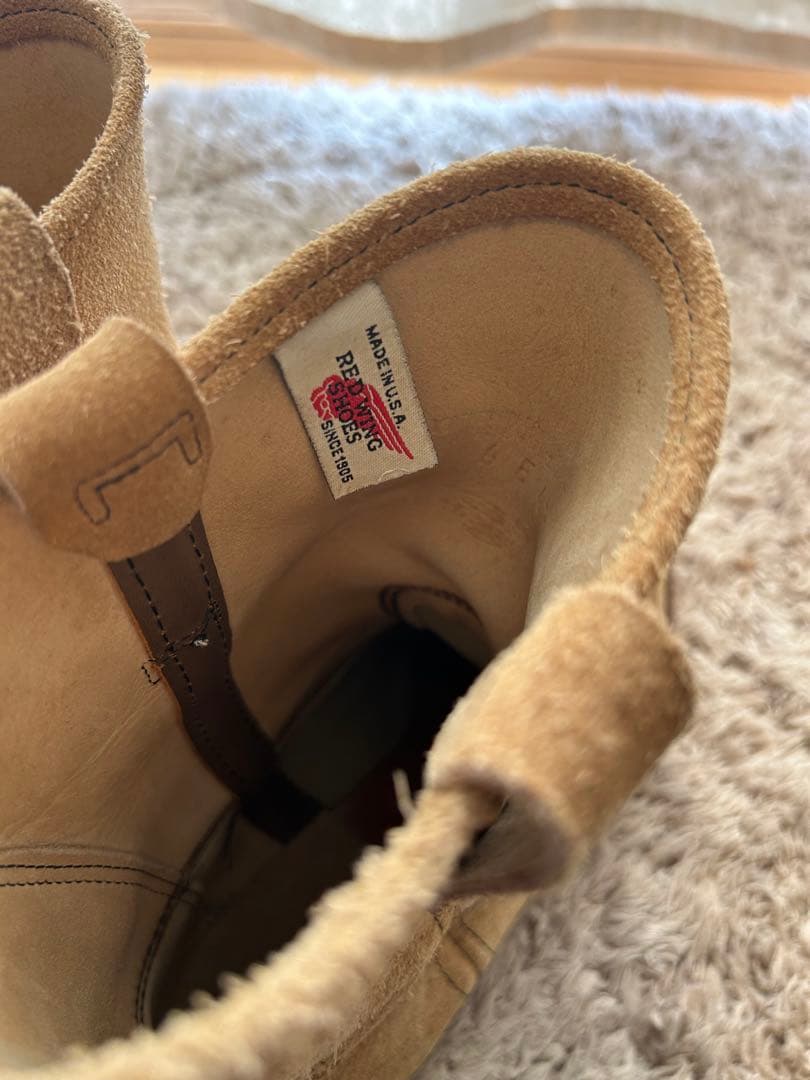 羽タグ RED WING レッドウィング スエード ペコスブーツ 6E - メルカリ