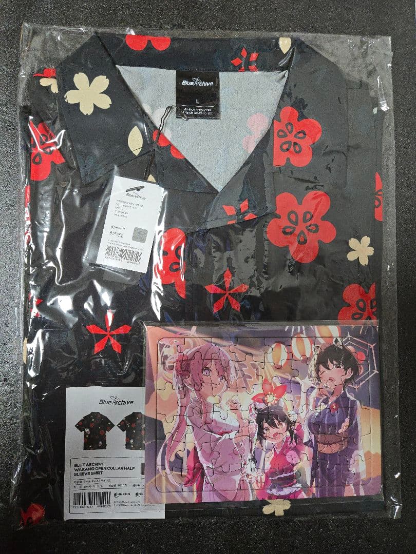 ブルーアーカイブ韓国公式 ワカモ シャツ Lサイズ + 修行部