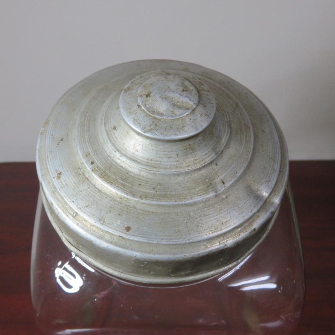 駄菓子瓶 昭和レトロ 飴屋瓶好み 地球瓶好み 蓋 アルミ ガラス - メルカリ