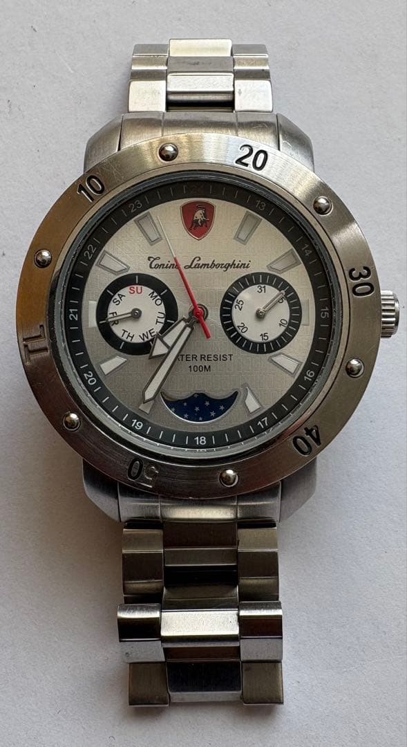 腕時計　Tonino Lamborghini トニノ ランボルギーニ　100M 腕時計 トニノ・ランボルギーニ 世界限定2000個 2004年製 - メルカリ