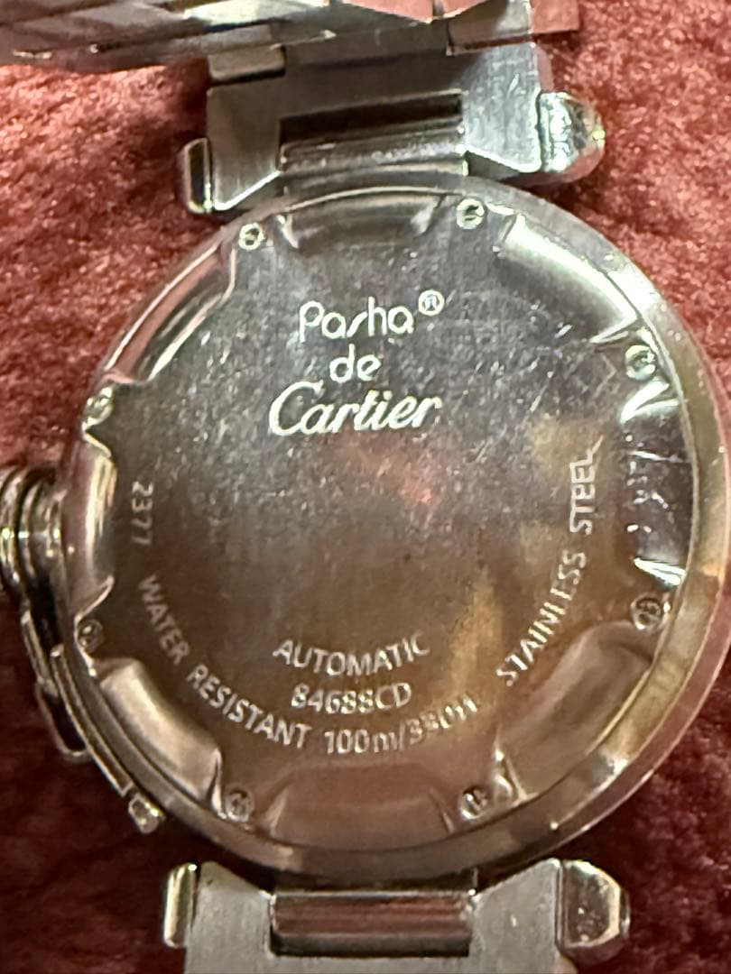土日一万円値引き！ カルティエ Cartier パシャC シルバー - メルカリ