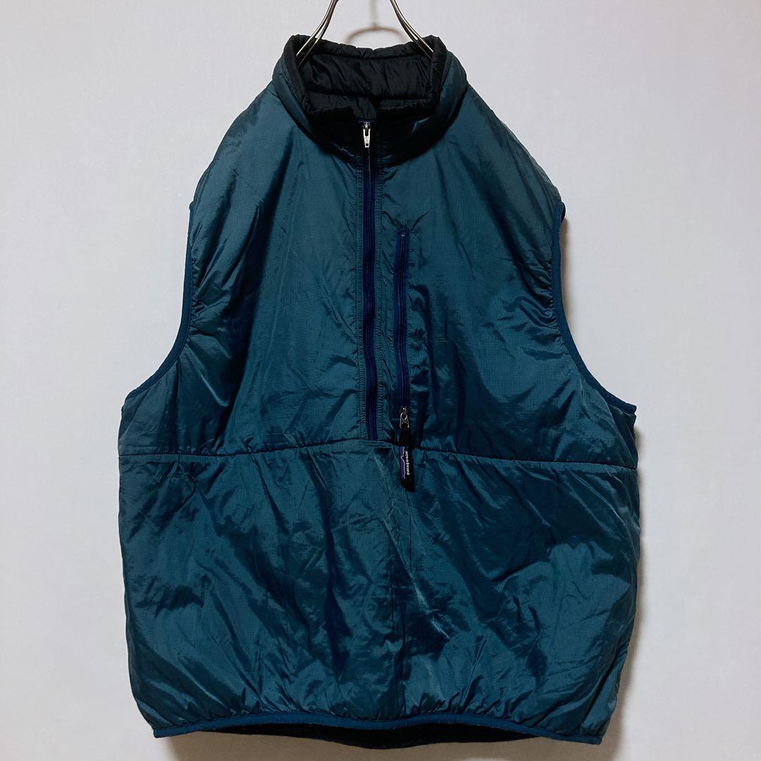 激レアサイズ XL 00年 patagonia パフボール ベスト ブルー - メルカリ