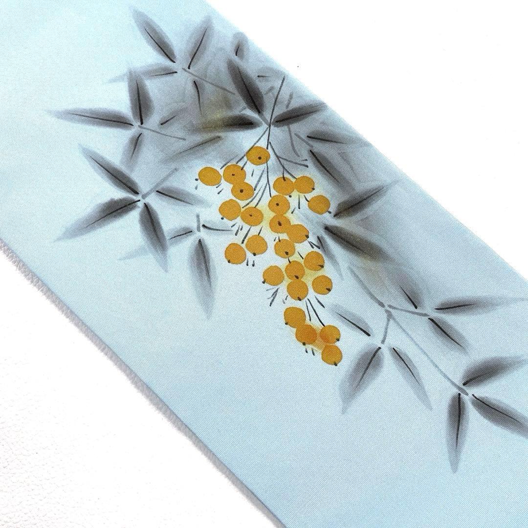 帯6546 ○高級 正絹 落款 作家物 塩瀬 名古屋仕立て 名古屋帯 - メルカリ