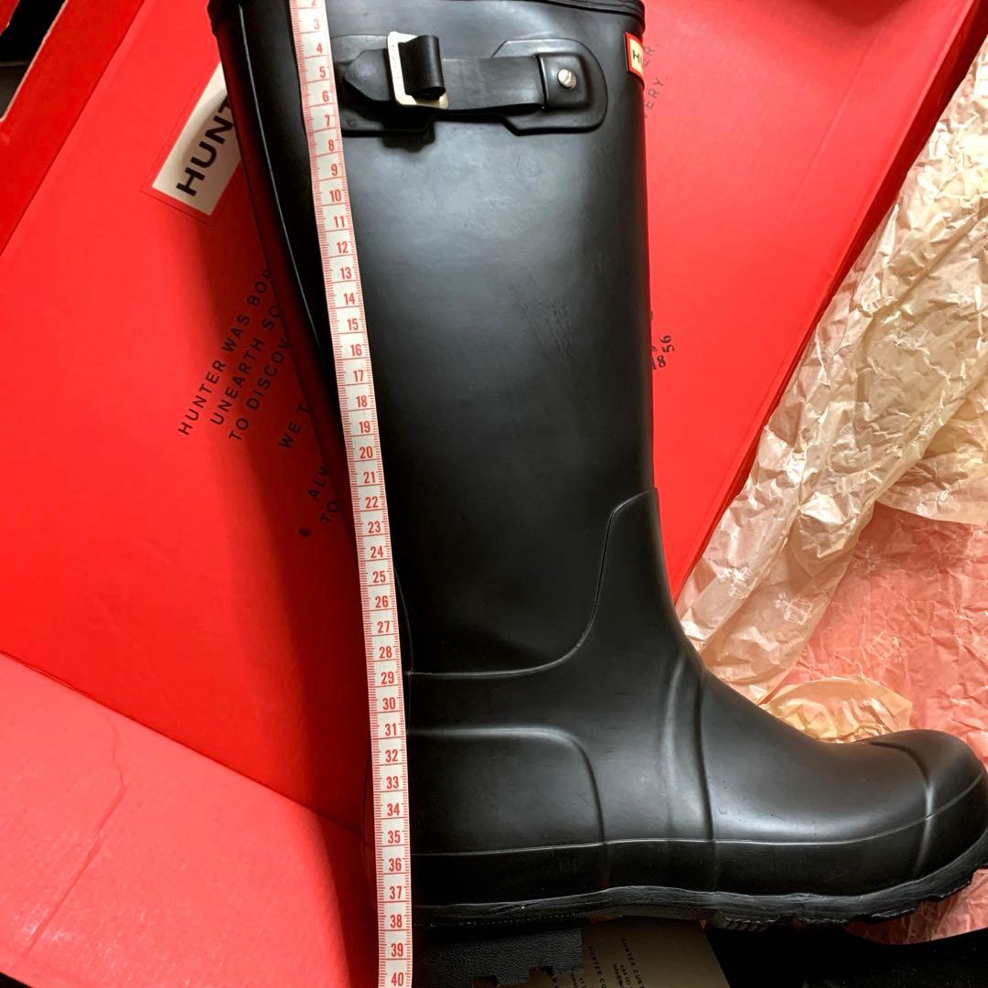 ◆HUNTER◆26~26.5cm⚫︎EU40/41⚫︎ブラック長靴【未使用品】