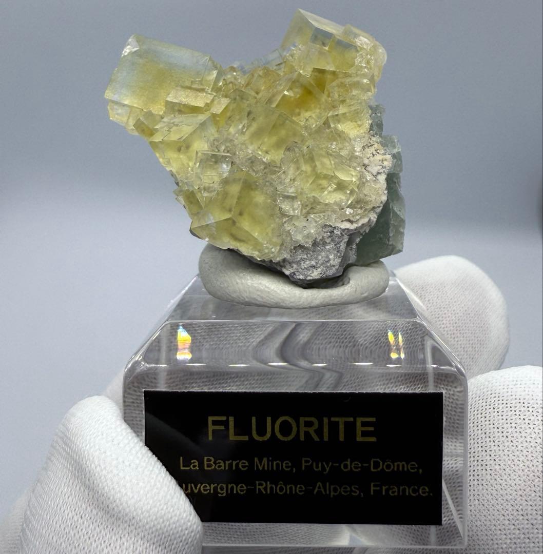 フローライト フランス La Barre Mine産 蛍石 原石