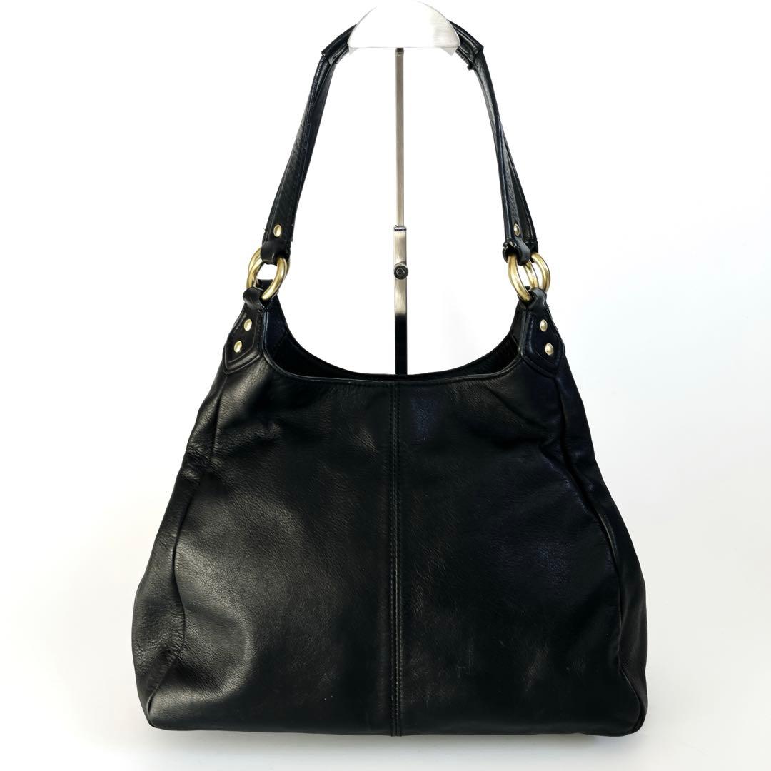 良品y2k✨コーチ マディソン ショルダーバッグ レザー ブラック