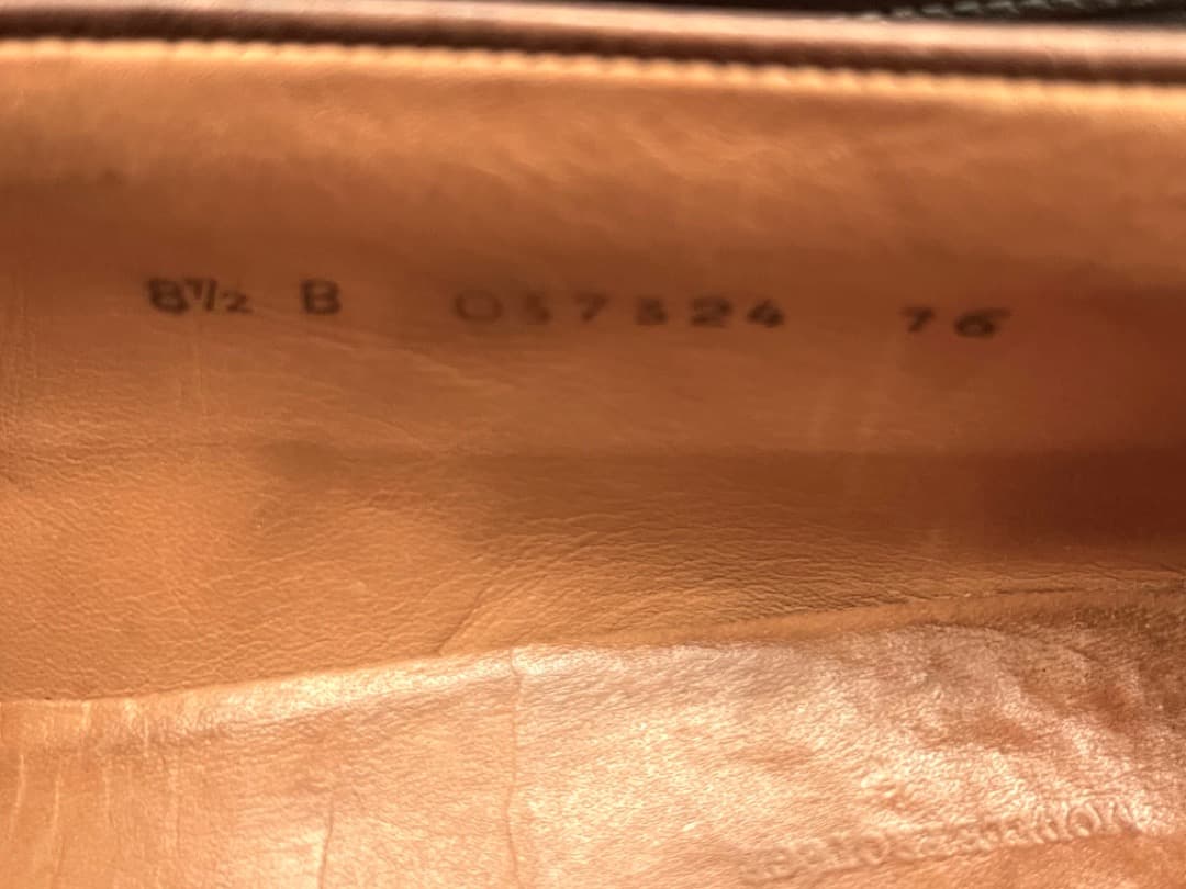 J.M.weston #180ローファー　8.5B タンブラウン　修理歴なし