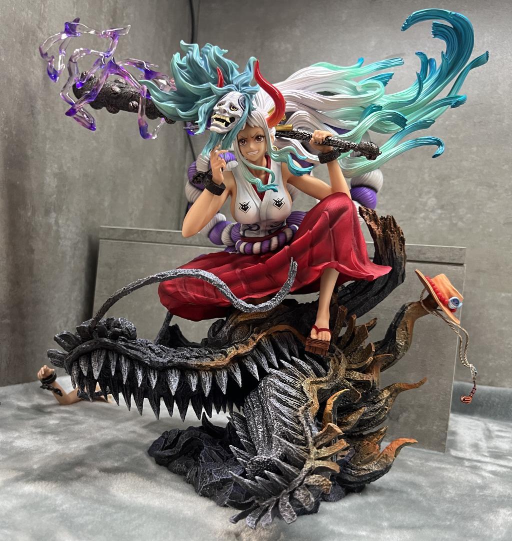 ワンピース ヤマト フィギュア ガレージキット 塗装済み完成品 pop