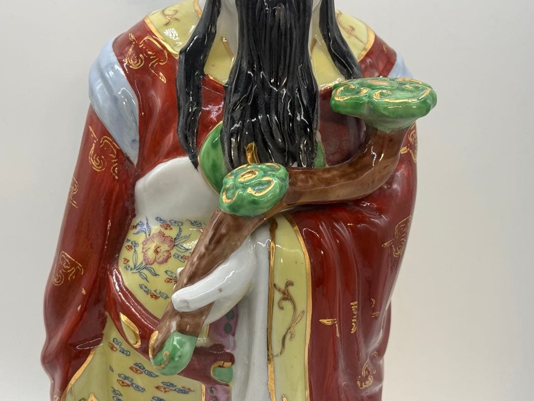 中国 景徳鎮製 色絵 禄星寿星像 送料込み251222 - メルカリ