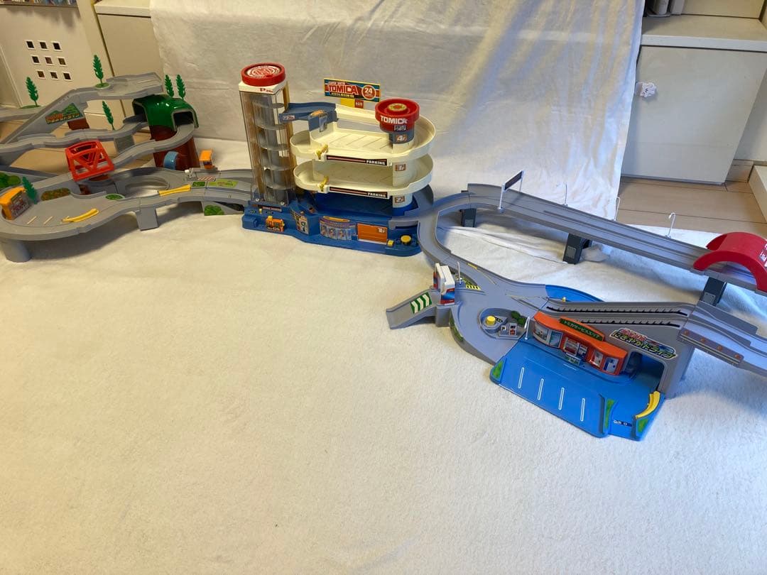 レトロ スーパーオートトミカビル高速道路にぎやかドライブトミカ峠