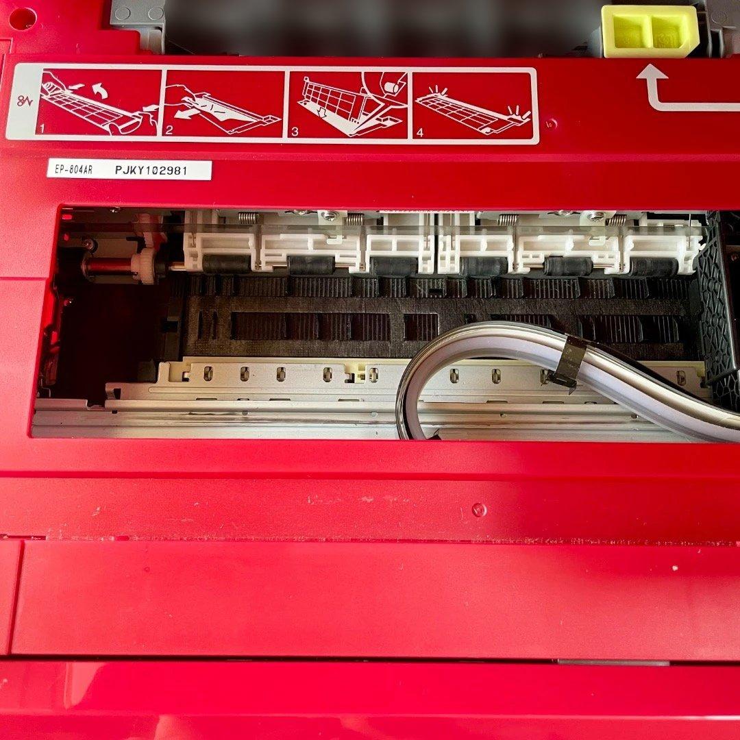 ジャンク品 エプソン EP-804AR プリンター（互換インク＋写真用紙付