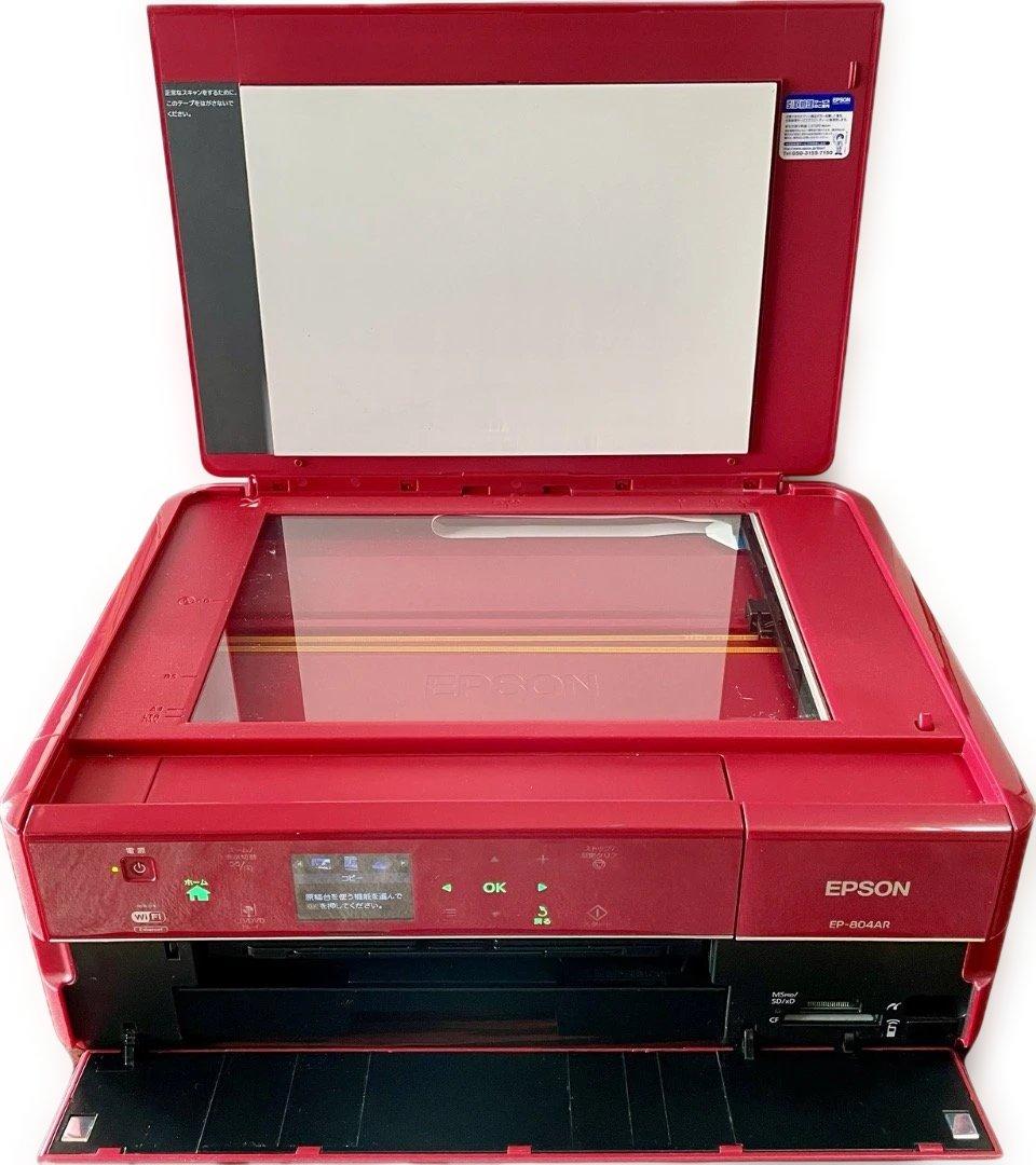 ジャンク品 エプソン EP-804AR プリンター（互換インク＋写真用紙付