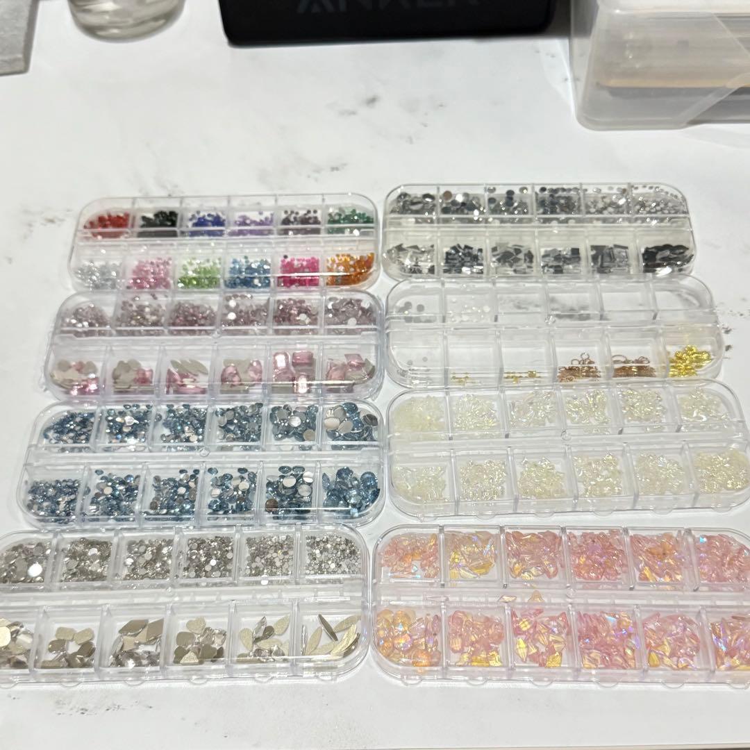 合計150点以上】マグネットジェル ライト パーツ チップなどまとめ売り