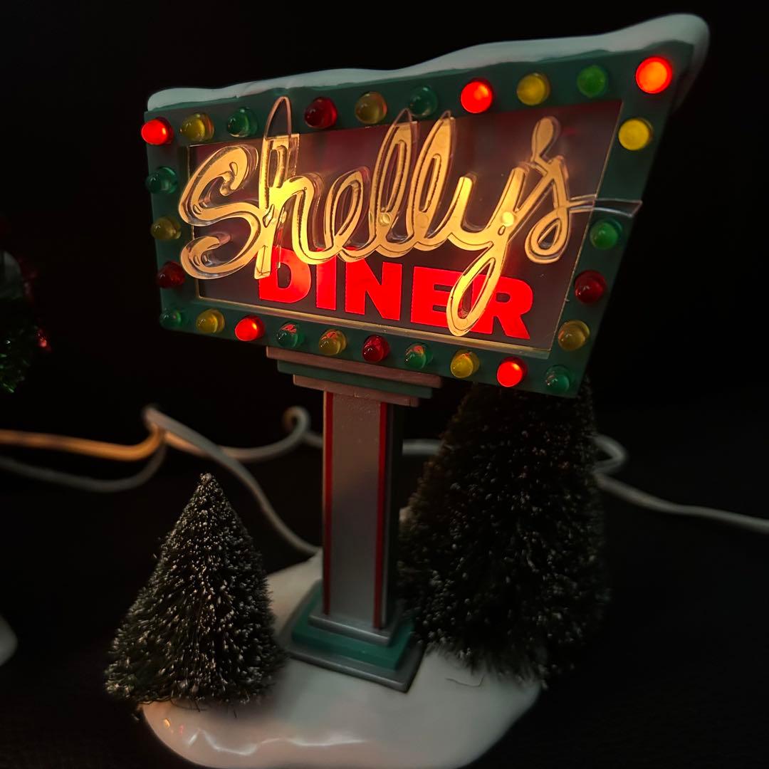 ☆シェリーズダイナー Shelly´s Diner ライトアップ ジオラマ☆
