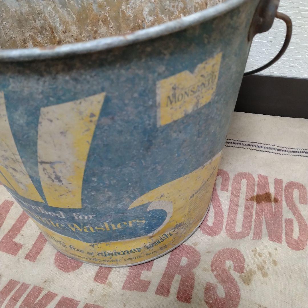 50s~60s vintage ブリキ バケツ all LAUNDRY SOAP - メルカリ