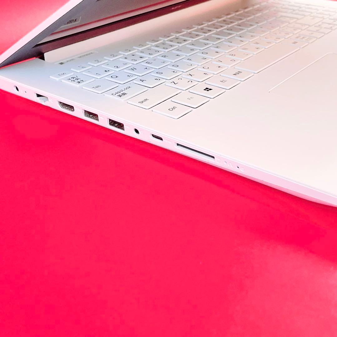 大容量1TB❣️Ryzen7薄型ノートパソコンWindows11カメラ付きホワイト