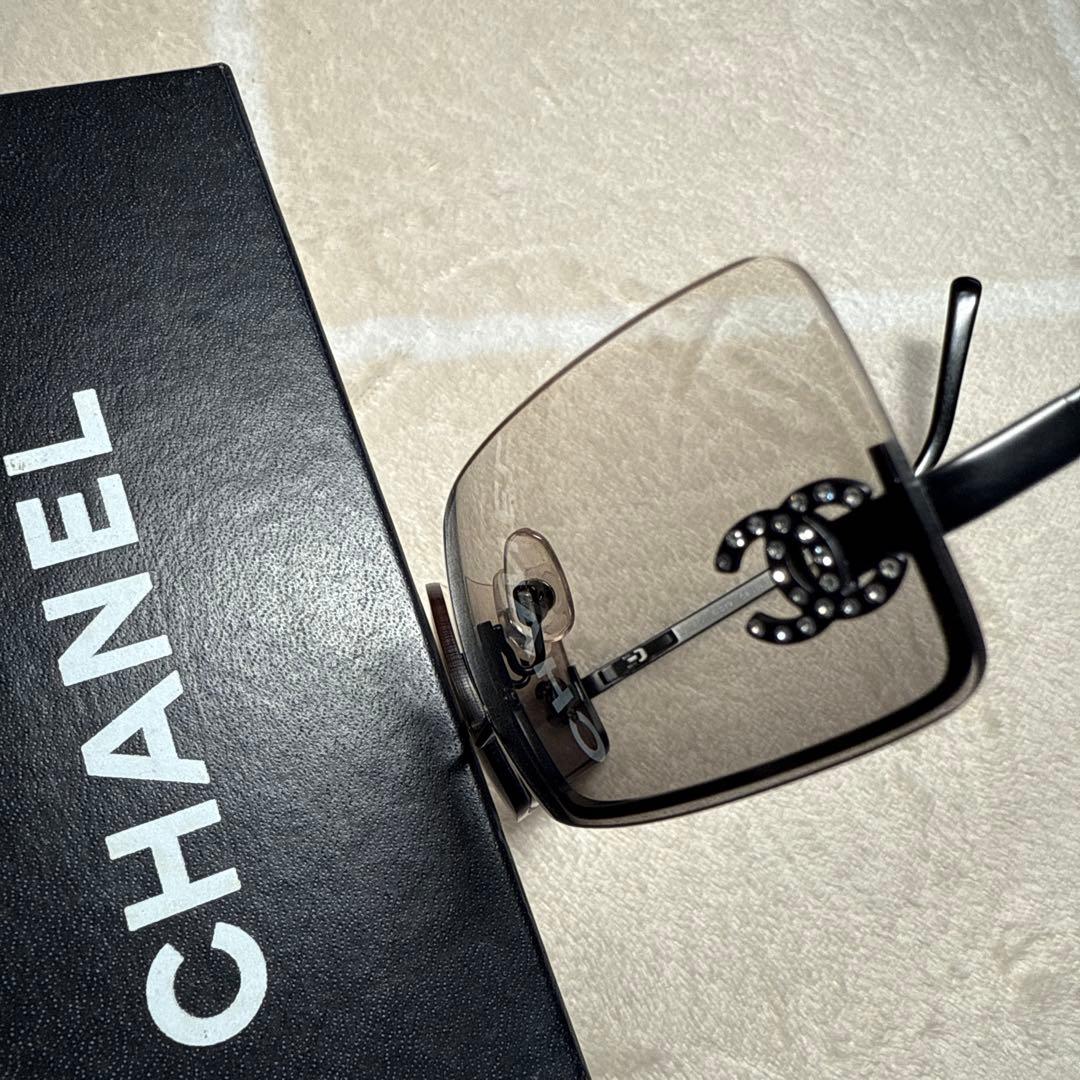 CHANEL サングラス 4104-B リムレス ココマーク グラデーション - メルカリ