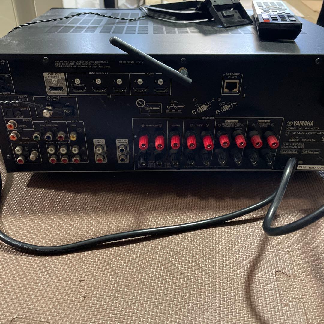 YAMAHA RX-A770 AVレシーバー 7.1ch MusicCast