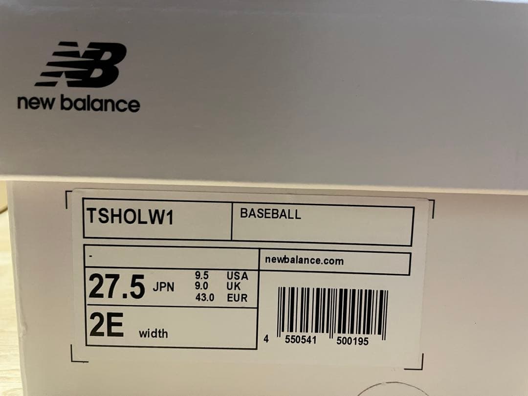 新品未着用 大谷翔平 ニューバランス Ohtani v1 Turf 27.5cm