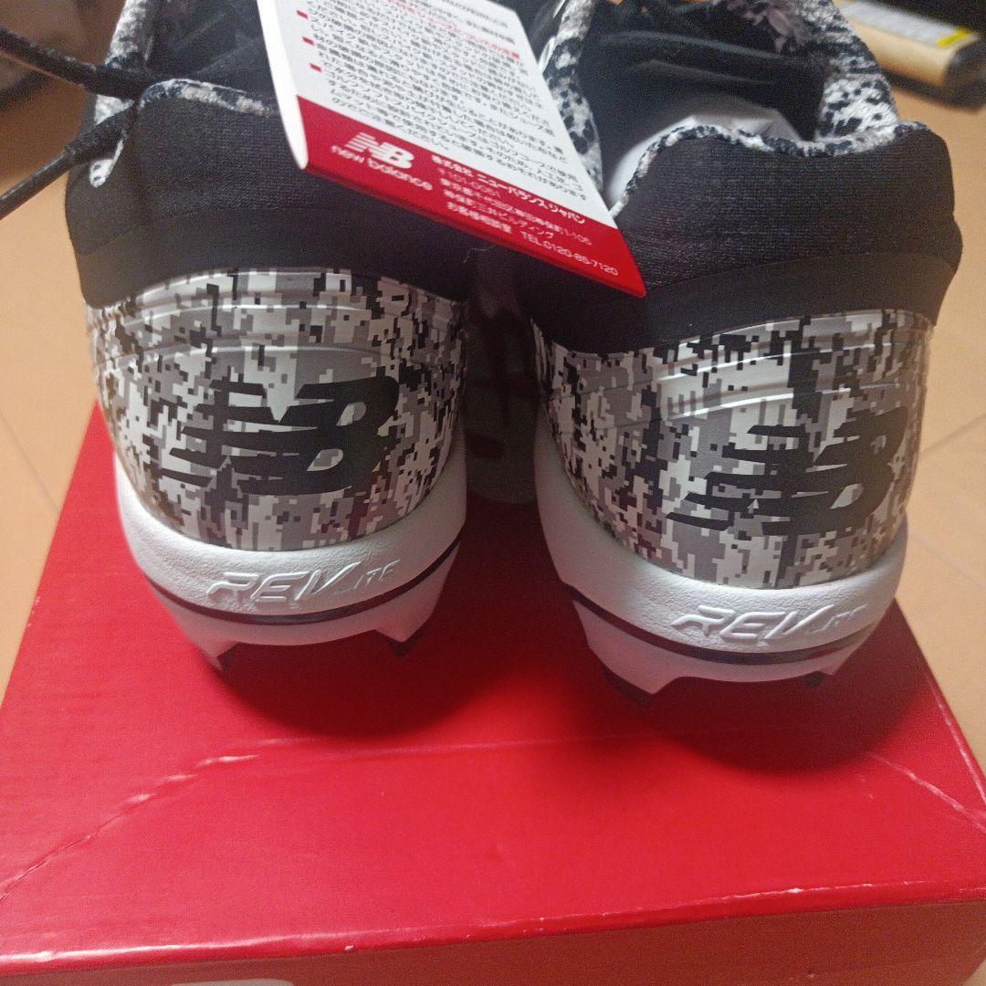 【新品未使用】New Balance 野球スパイク 黒　26.0cm