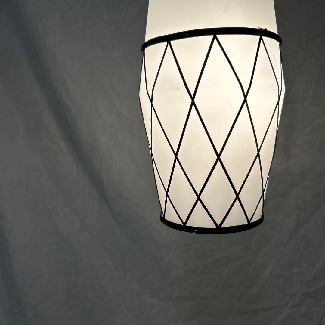 天井照明 和モダン 乳白ガラス 昭和レトロ ガラス ペンダントライト