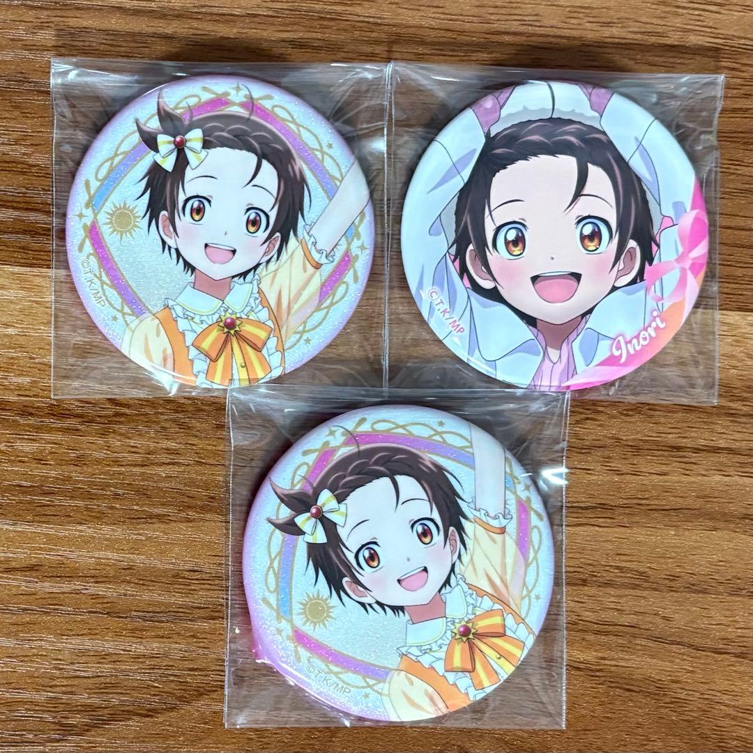 メダリスト 結束いのり グリッター缶バッジ ローソン アニメイト