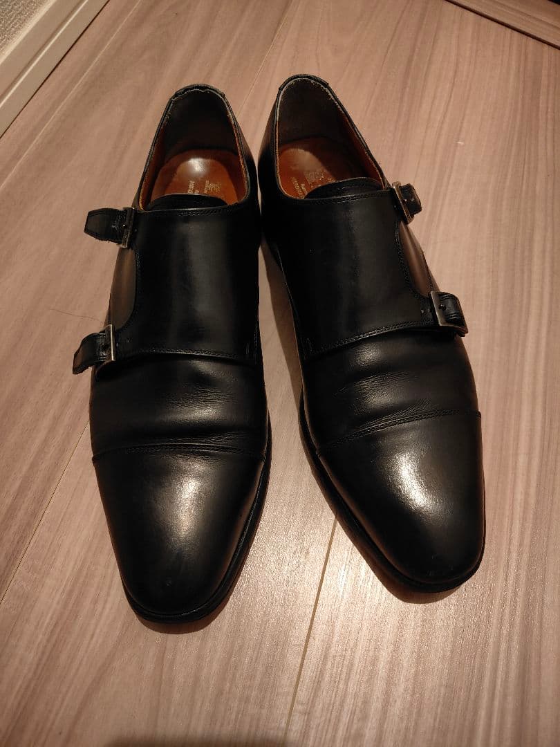 スコッチグレイン ビジネスシューズ ダブルモンクストラップ 25cm